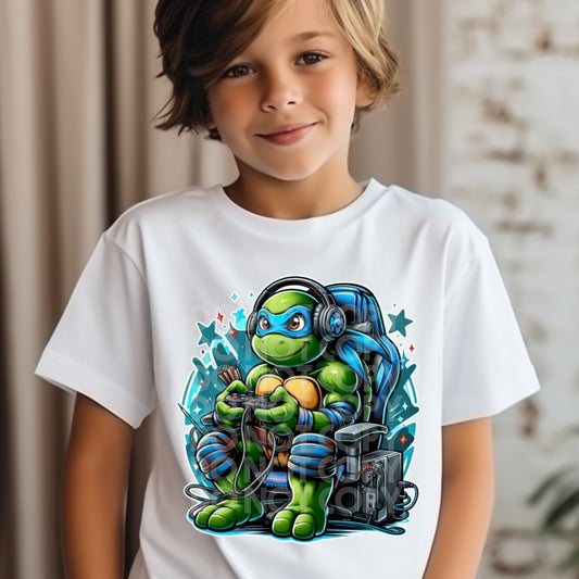 Turtle Blue Gaming DTF & Sublimation Transfer