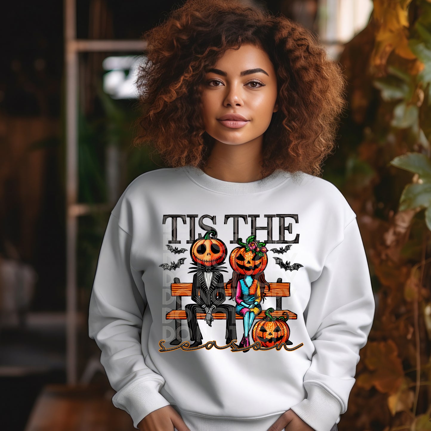 Tis the Nightmare Season Pumpkin Heads DTF & Sublimation Transfer