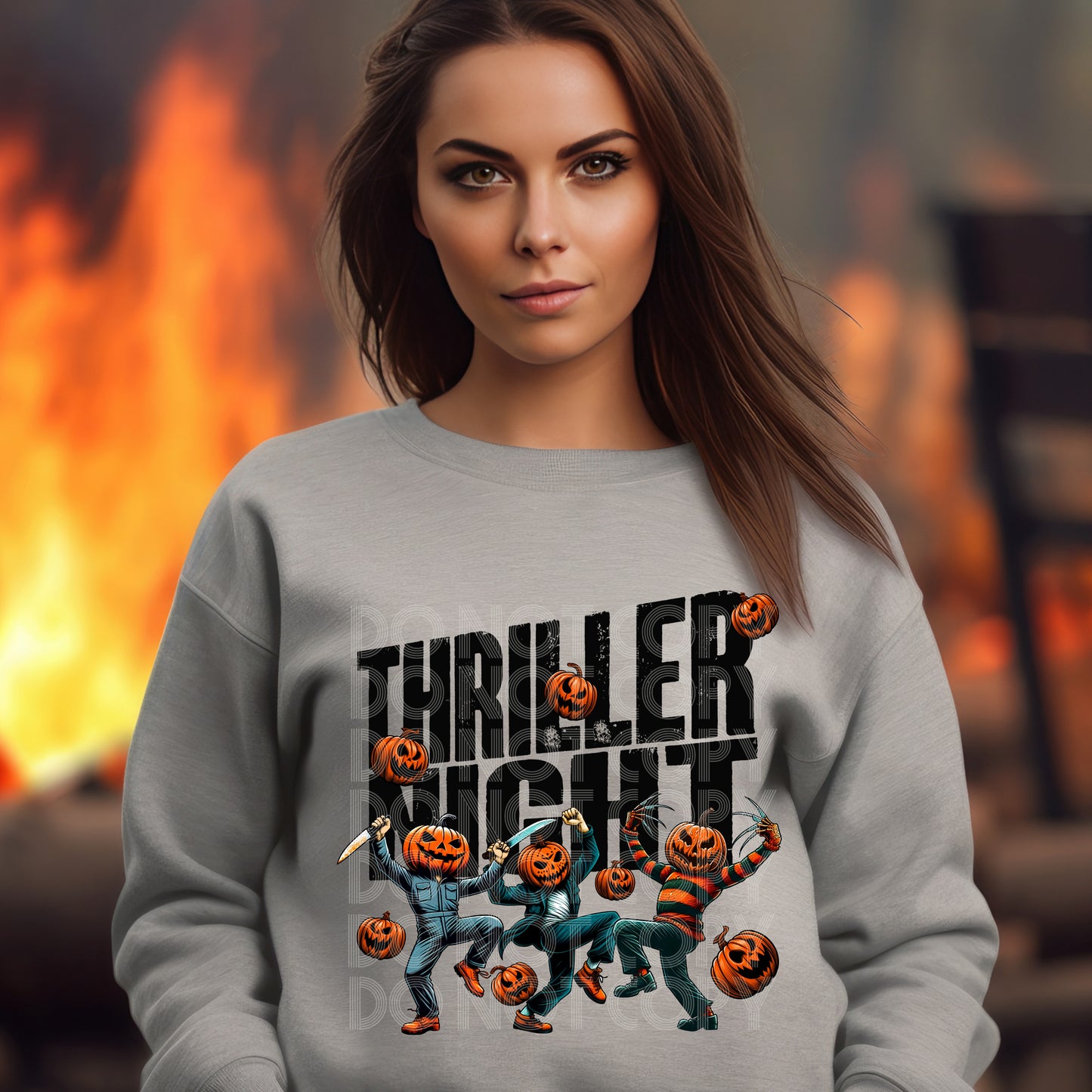 Thriller Night Pumpkins DTF & Sublimation Transfer