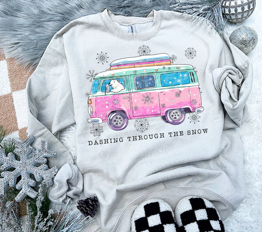 Dashing Snow DTF & Sublimation Transfer