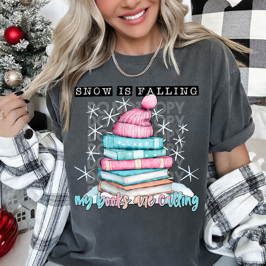 Falling Snow DTF & Sublimation Transfer