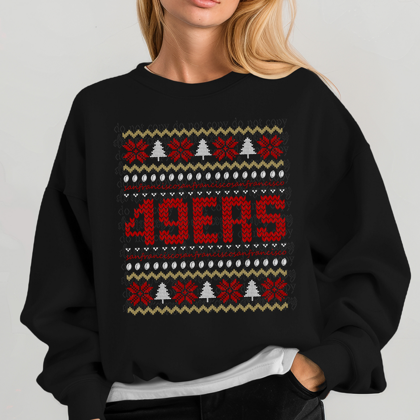 San Francisco Ugly Sweater DTF & Sublimation Transfer