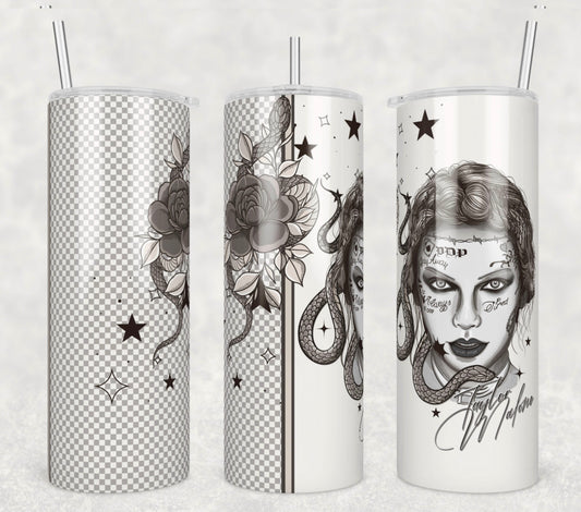 Manuscript Sublimation (matches shirt) Transfer Tumbler Wrap 20oz (read description)