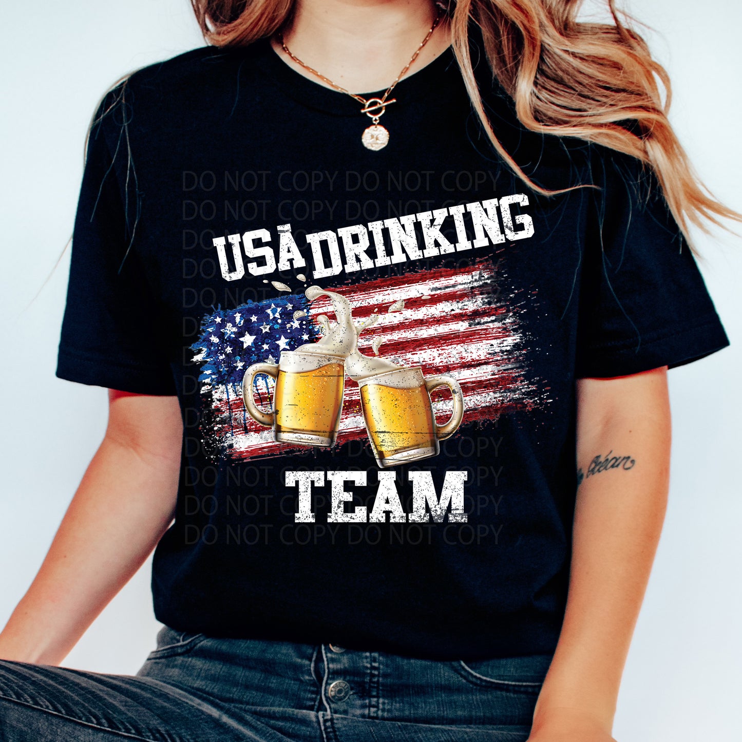 USA Drinking Team DTF & Sublimation Transfer