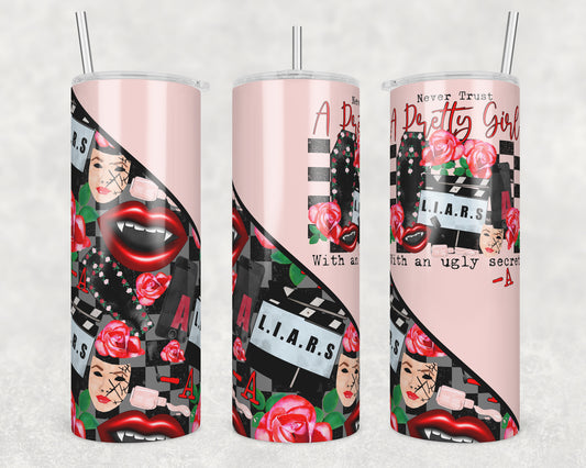 Ugly Secret Sublimation Transfer Tumbler Wrap 20oz (read description)