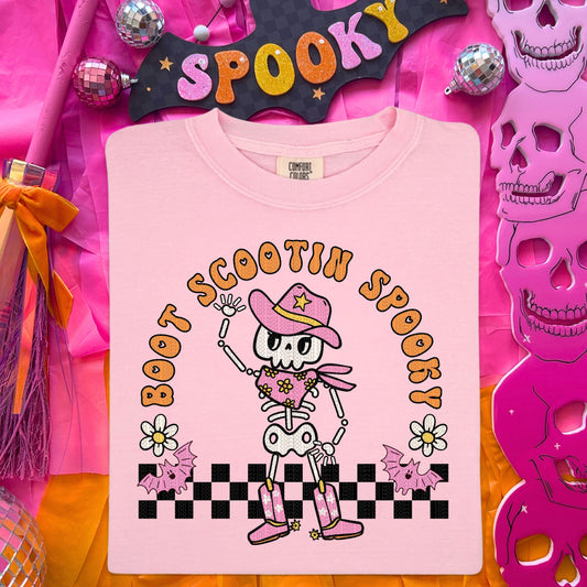 Boot Scootin Spooky DTF & Sublimation Transfer