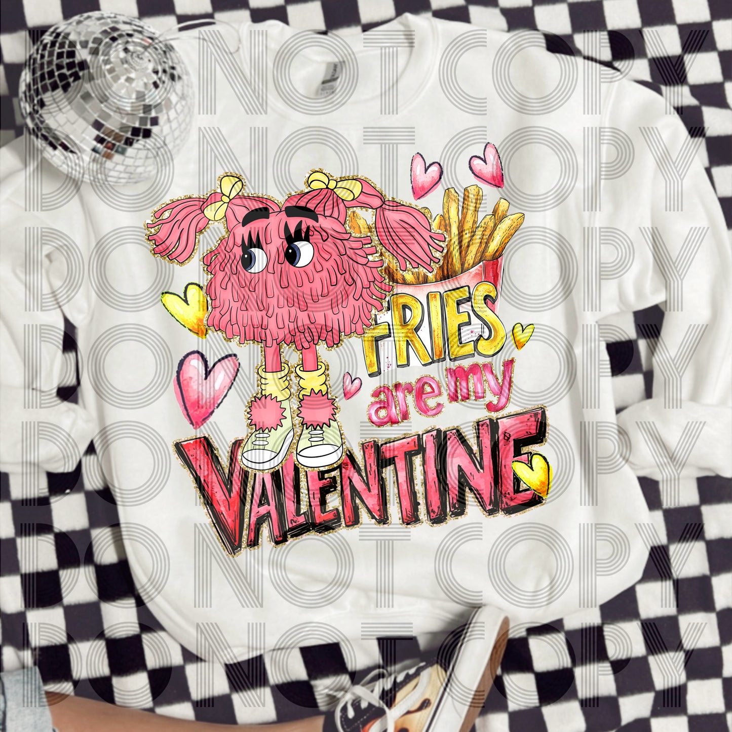 Valentine Fries DTF & Sublimation Transfer