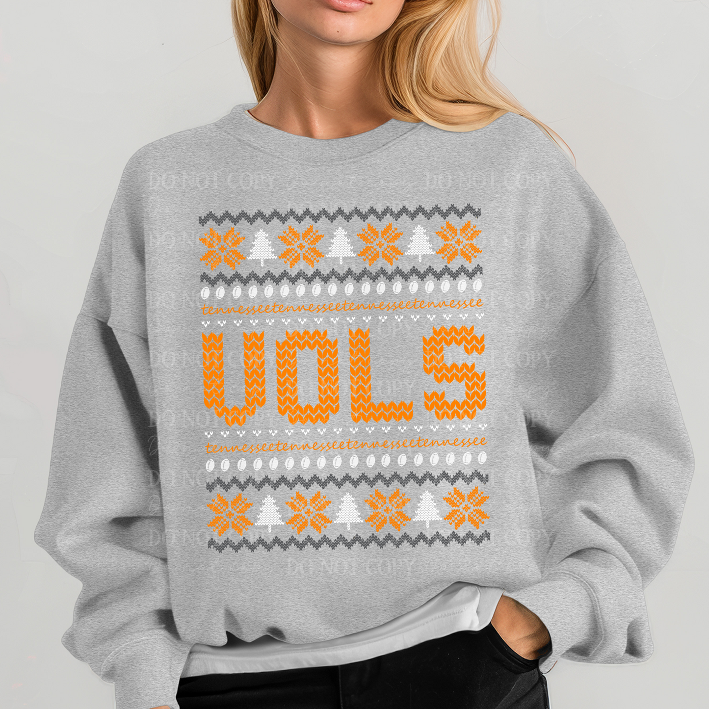 Volunteers Ugly Sweater DTF & Sublimation Transfer