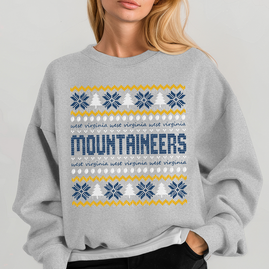 WV Ugly Sweater DTF & Sublimation Transfer