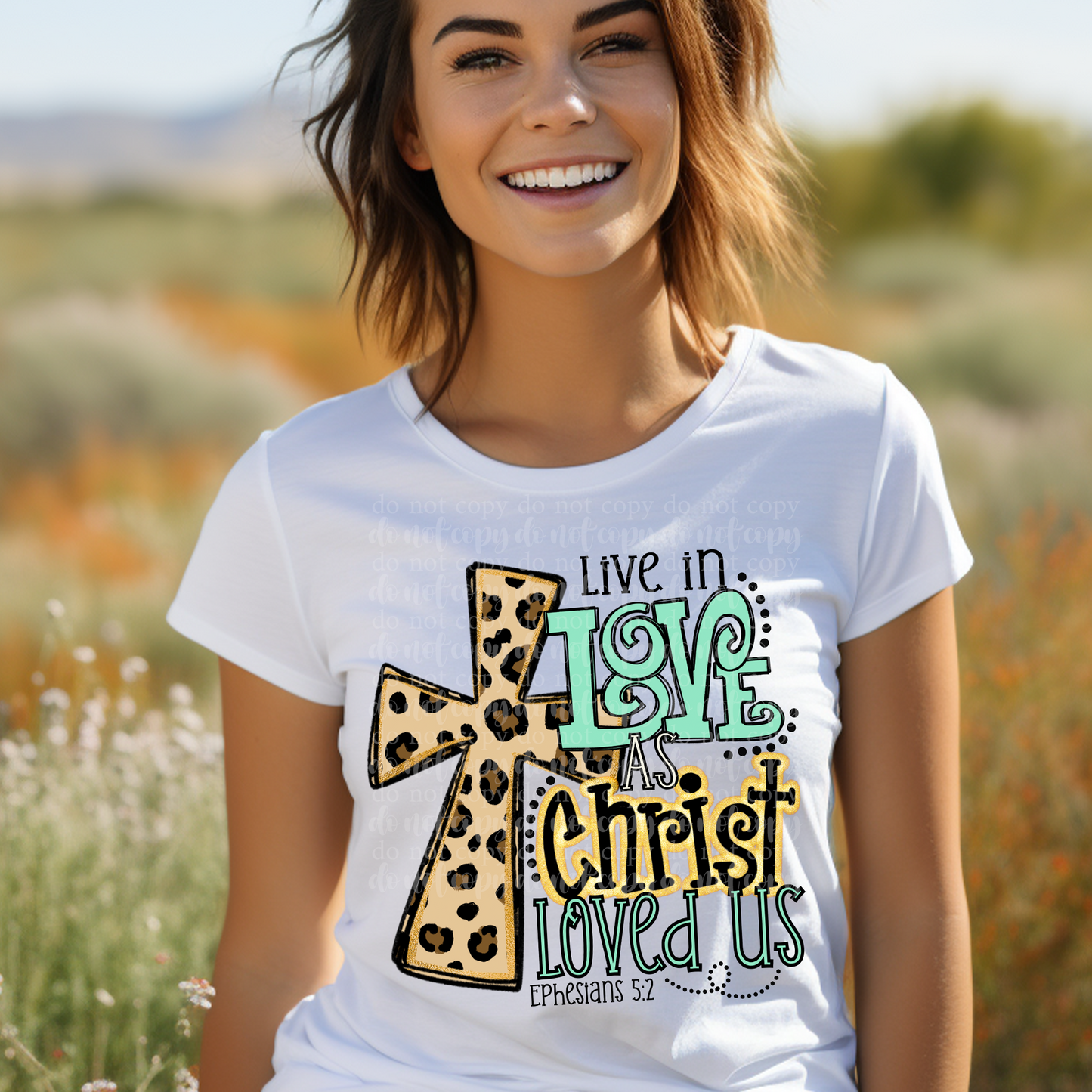 As Christ Loved Us DTF & Sublimation Transfer