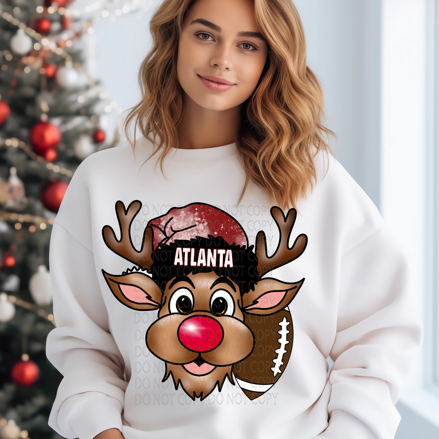 Atlanta Reindeer DTF & Sublimation Transfer