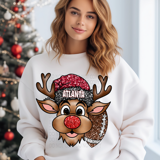 Atlanta Reindeer DTF & Sublimation Transfer