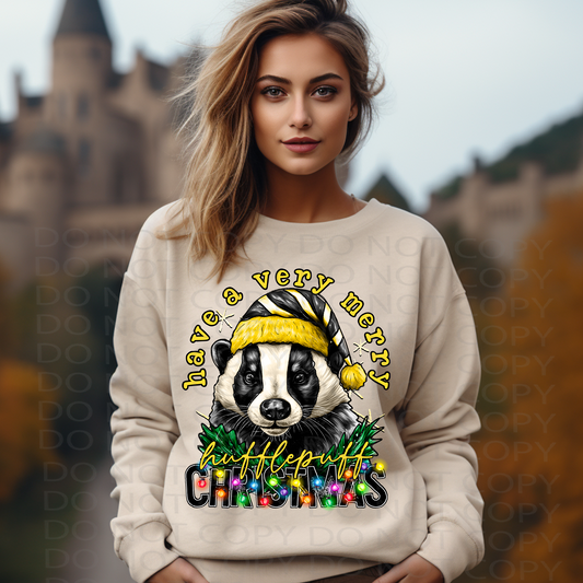 Badger Christmas DTF & Sublimation Transfer