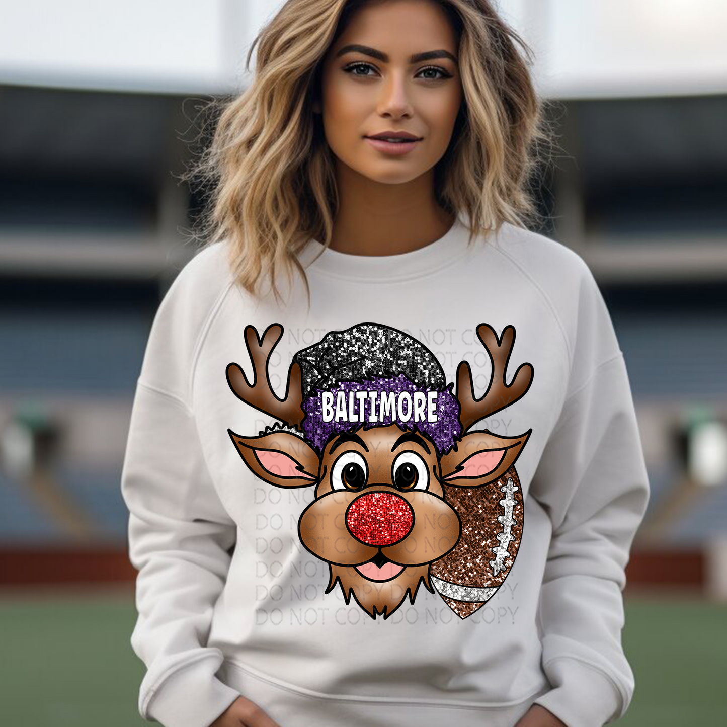 Baltimore Reindeer DTF & Sublimation Transfer