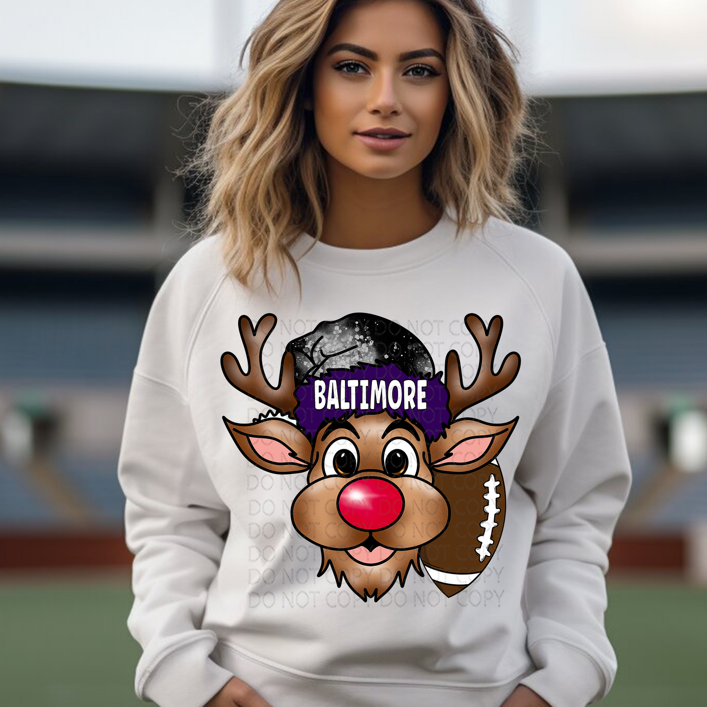 Baltimore Reindeer DTF & Sublimation Transfer