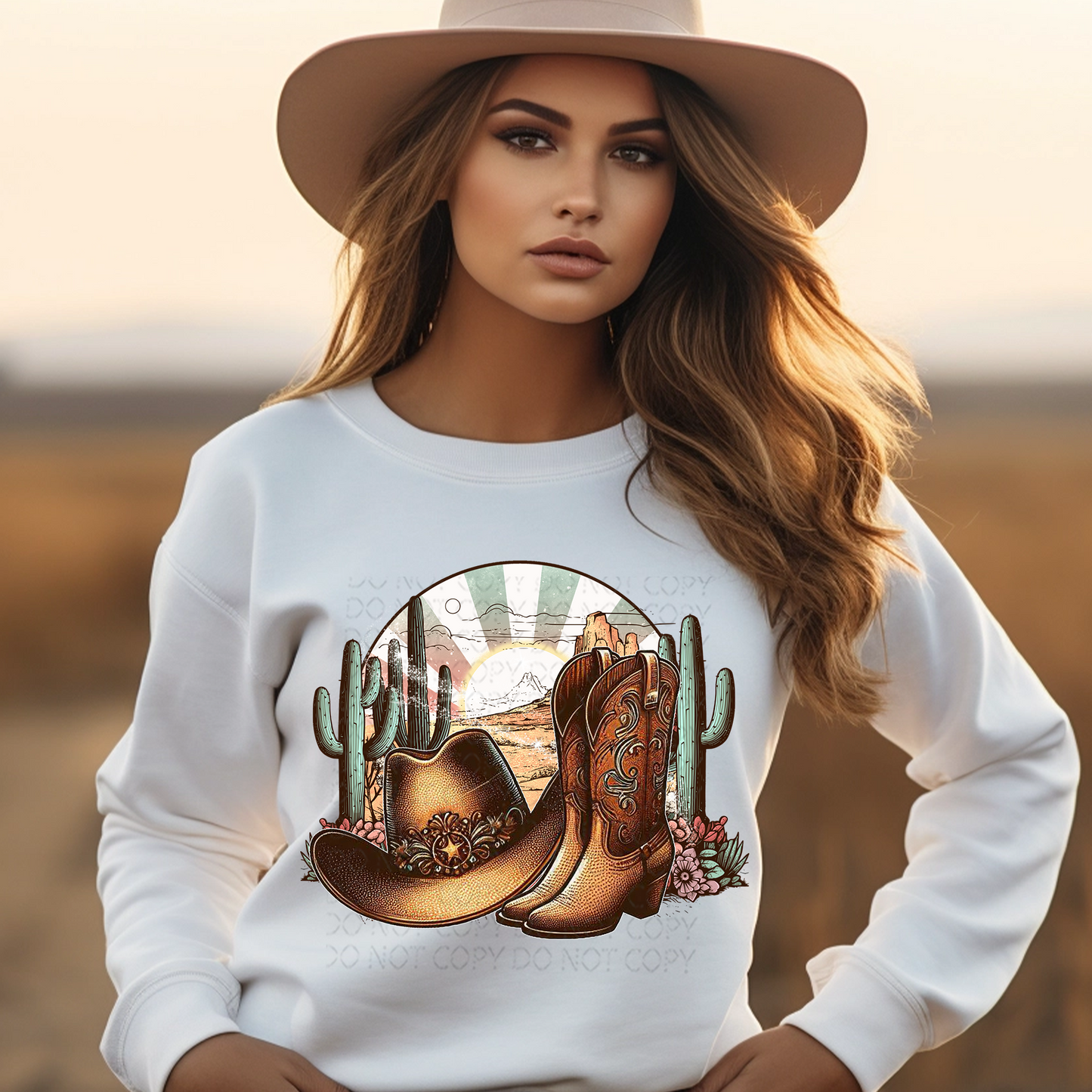 Basic Cowgirl DTF & Sublimation Transfer