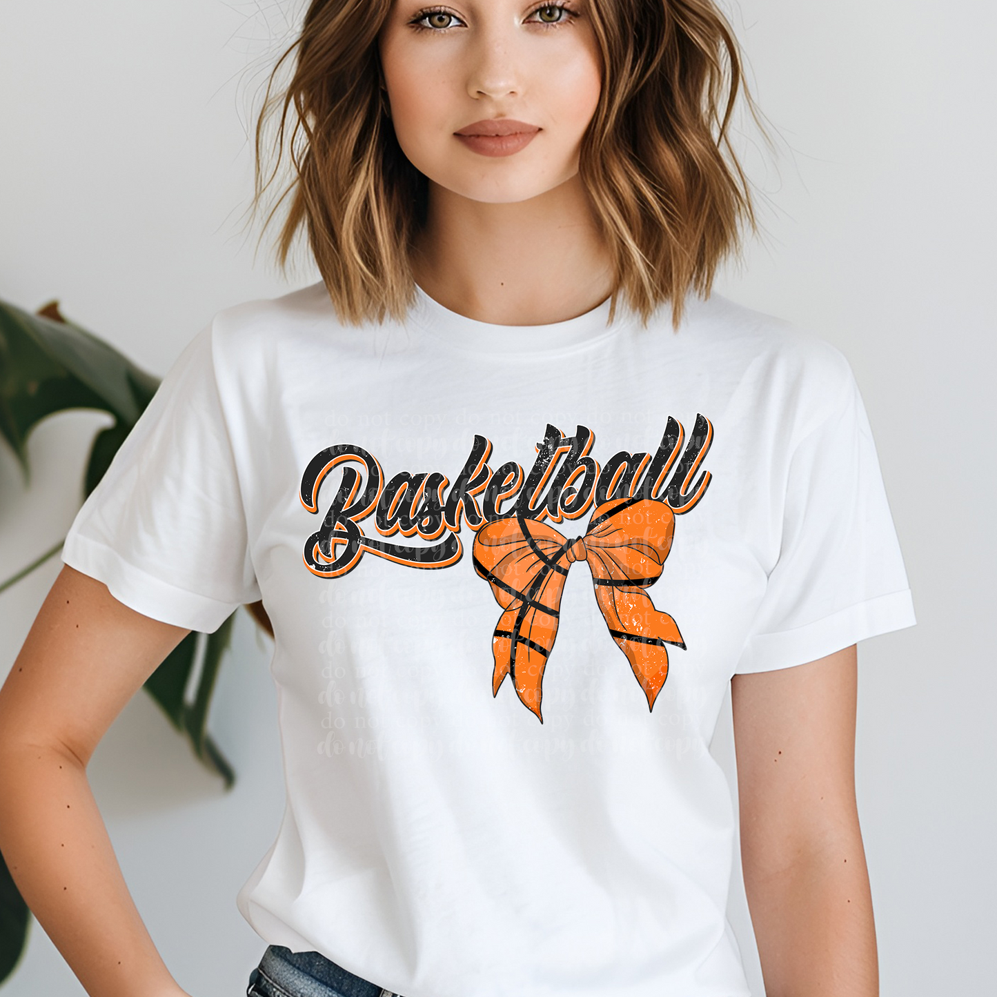 Basketball Bow DTF & Sublimation Transfer