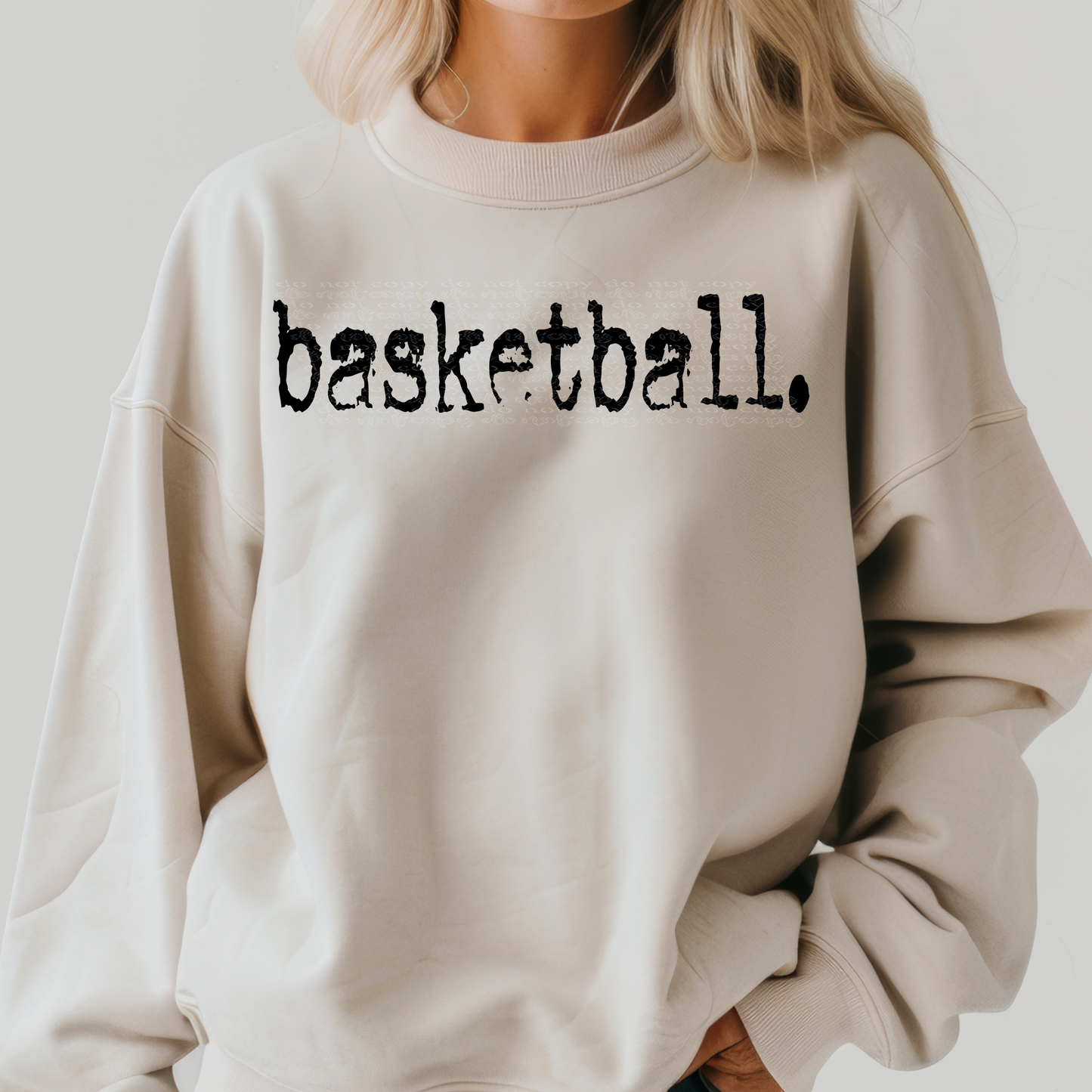 Basketball Typography DTF & Sublimation Transfer