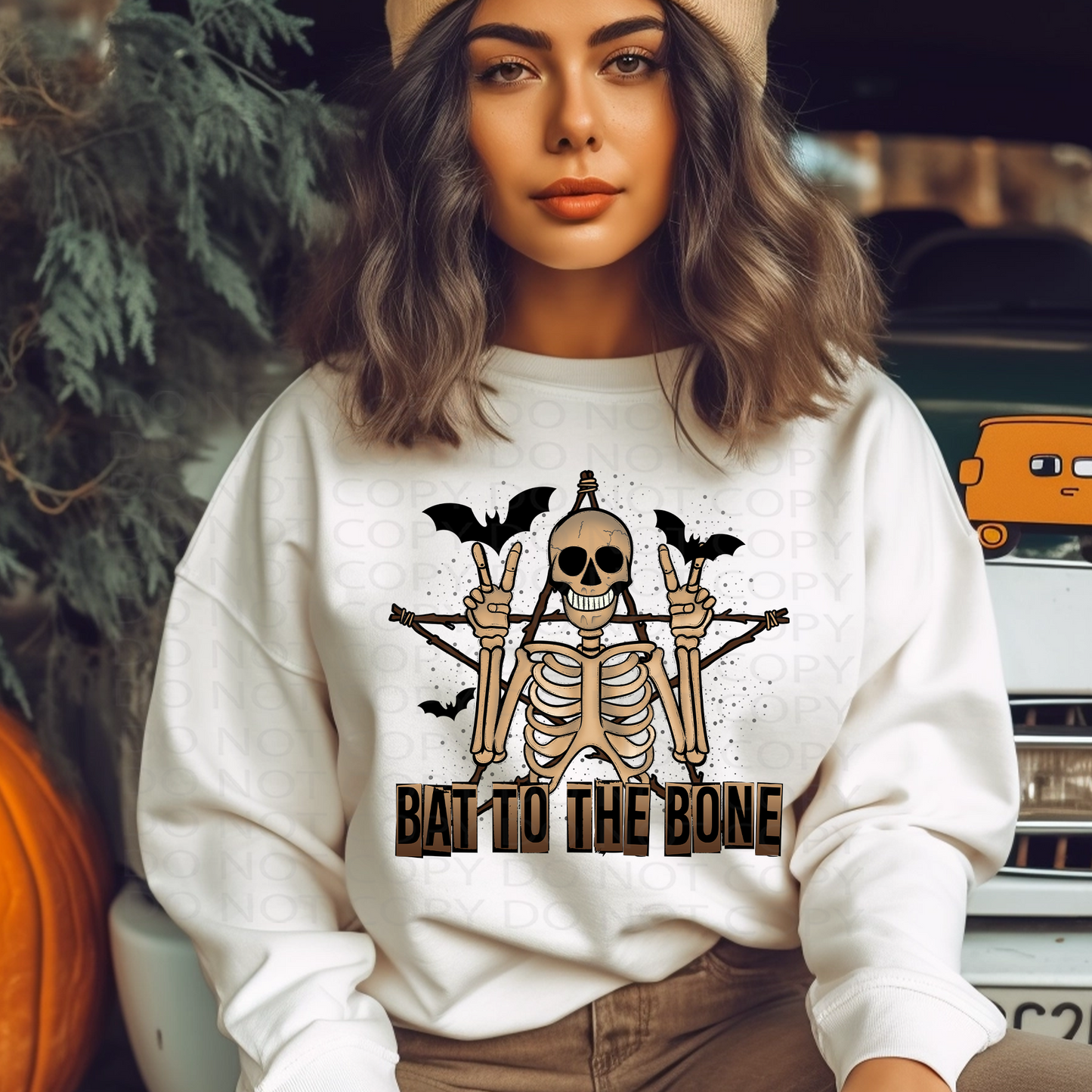 Bat to The Bone DTF & Sublimation Transfer