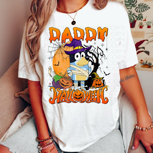 B Dog Daddy Halloween DTF & Sublimation Transfer