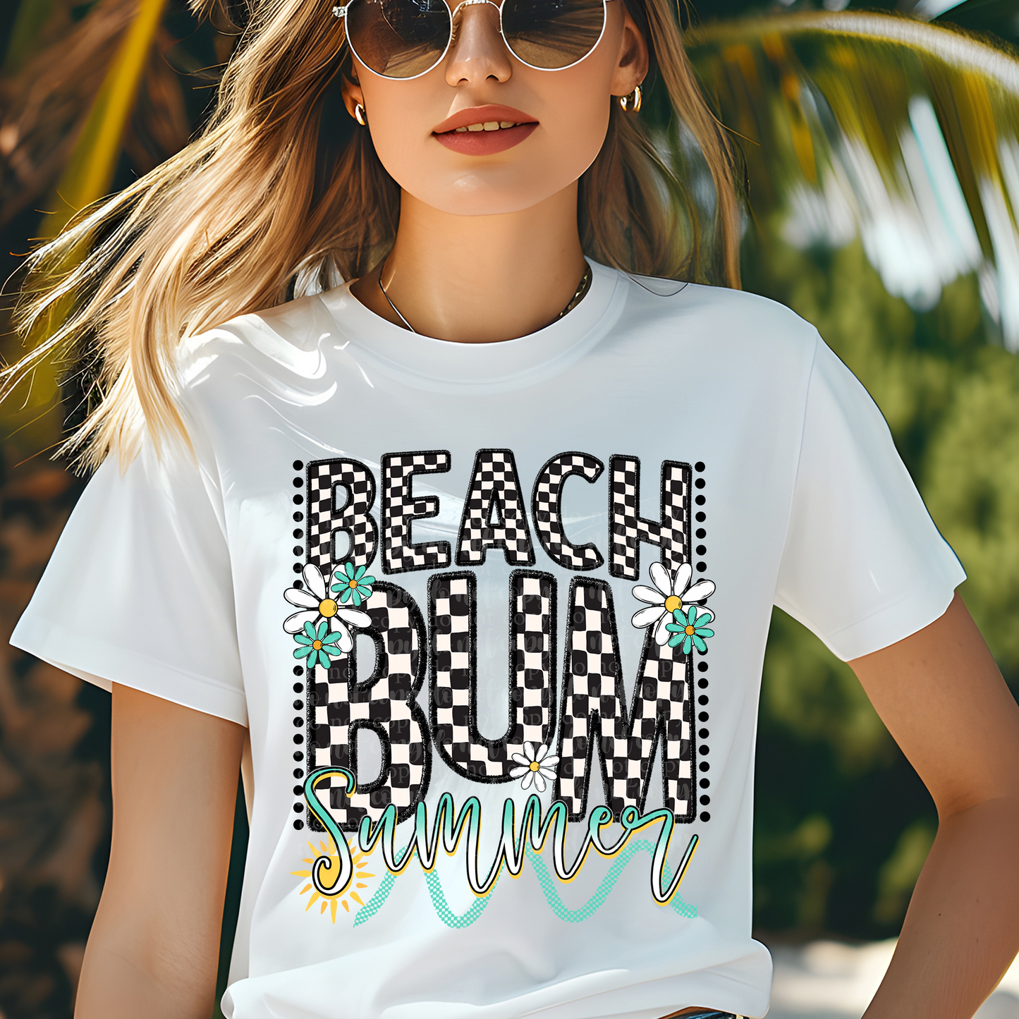 Beach Bum Summer DTF & Sublimation Transfer