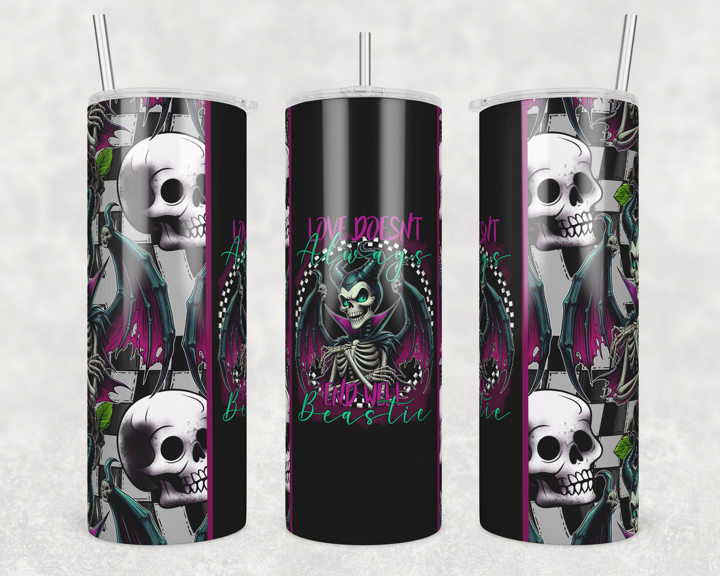 Beastie (matches shirt) Sublimation Transfer Tumbler Wrap 20oz (read description)