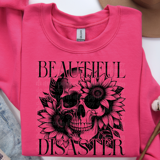 Disaster Skull DTF & Sublimation Transfer