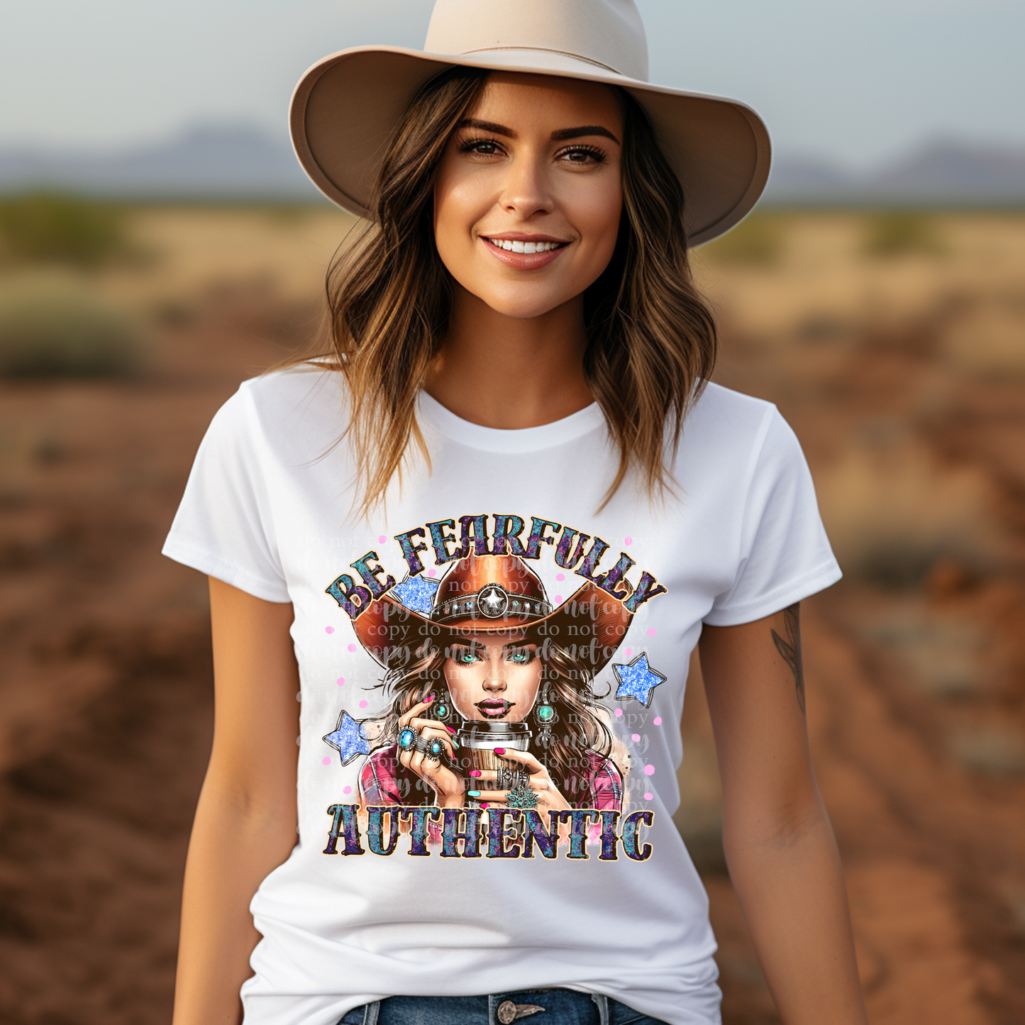 Be Fearfully Authentic DTF & Sublimation Transfer