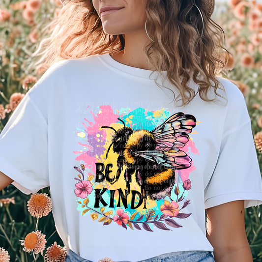 Be Kind Bumblebee DTF & Sublimation Transfer