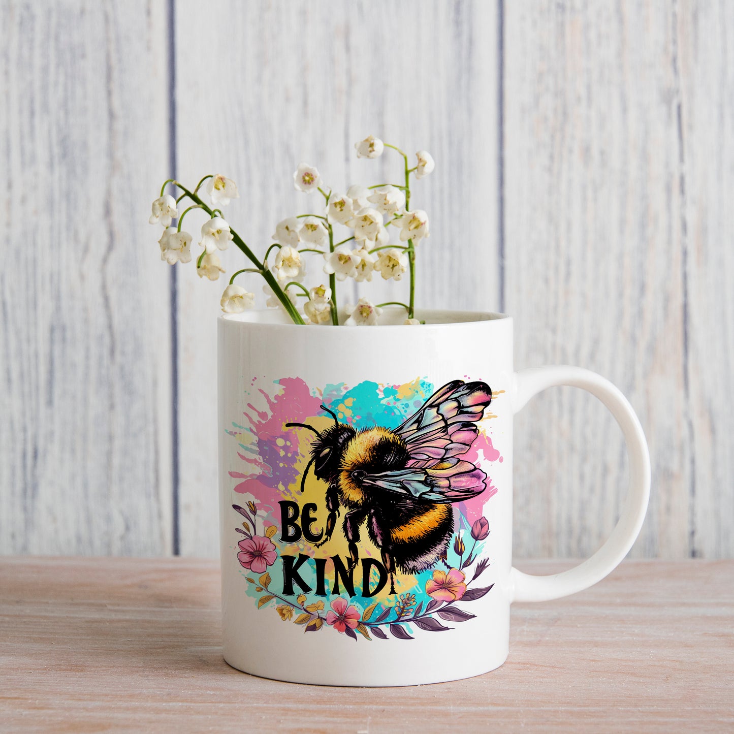 Be Kind Bumblebee (matches shirt) UV DTF Transfer