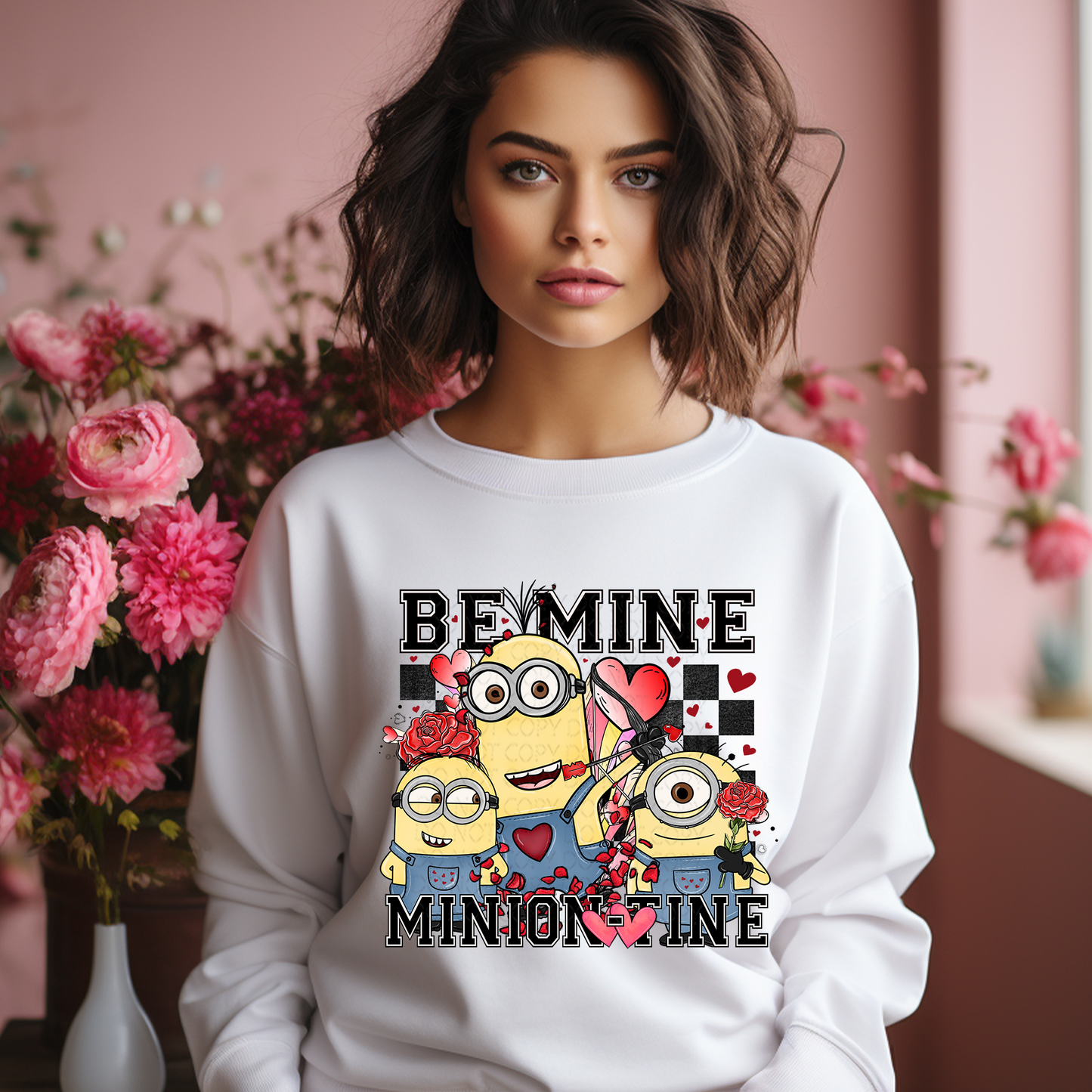 Be Mine Yellow Valentine DTF & Sublimation Transfer