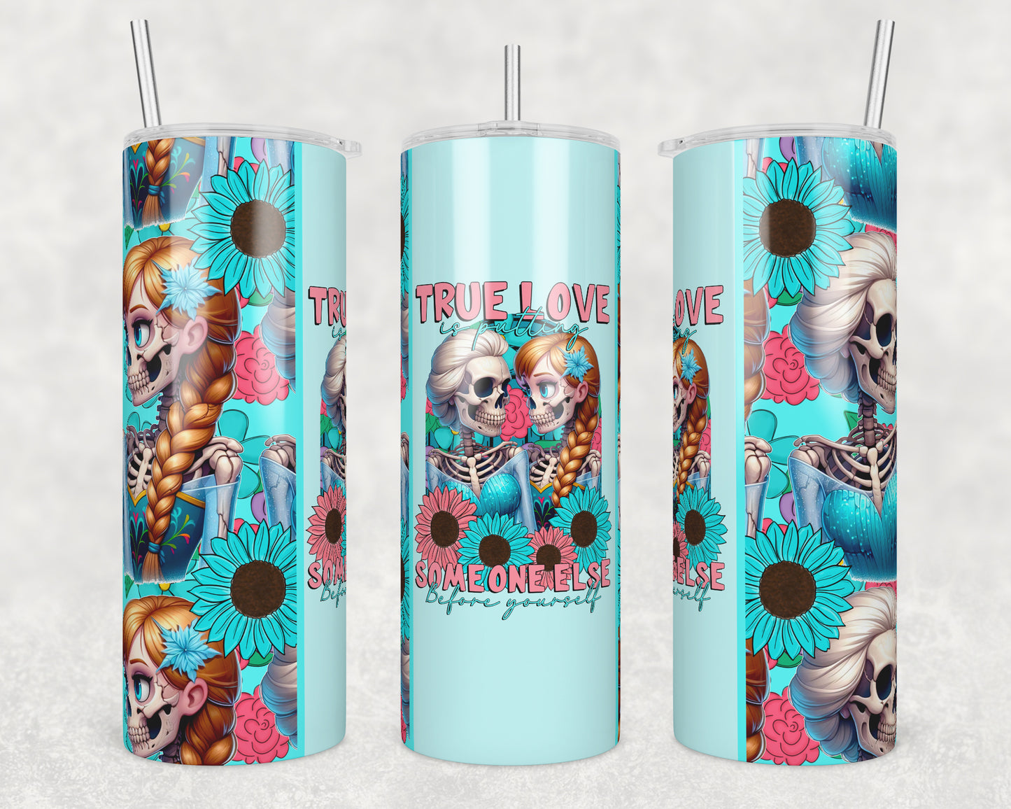 Before Yourself (matches shirt) Sublimation Transfer Tumbler Wrap 20oz (read description)