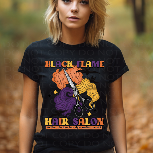 Black Flame Salon DTF & Sublimation Transfer