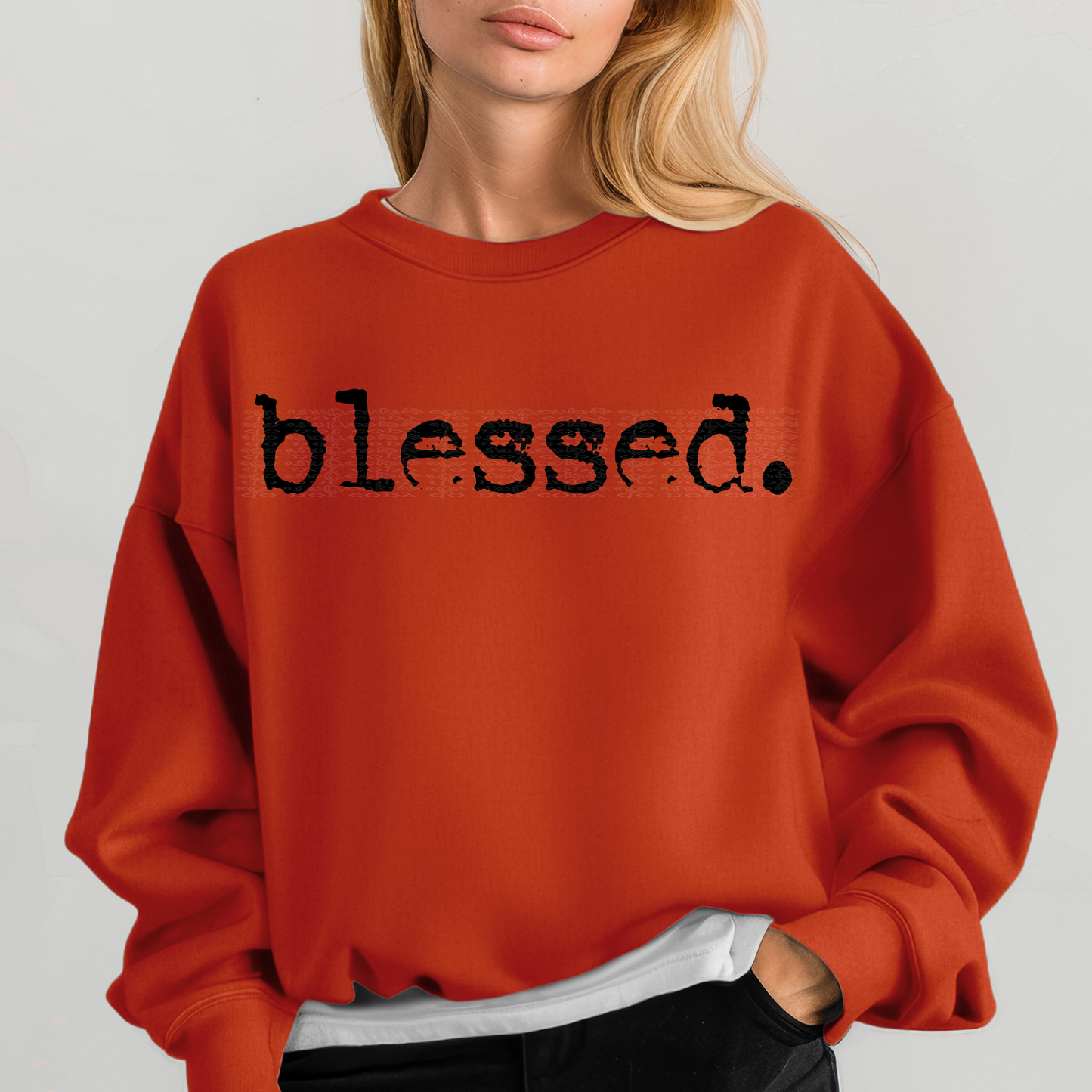 Blessed Typography DTF & Sublimation Transfer