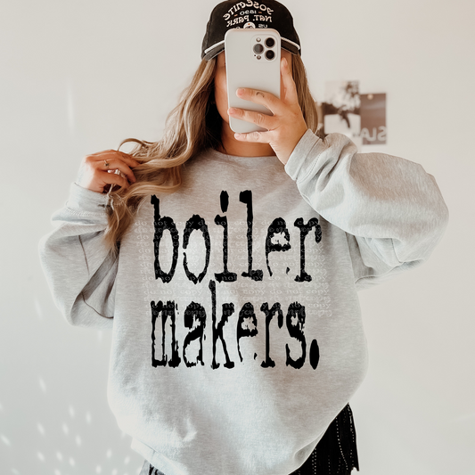 Boilermakers Typography DTF & Sublimation Transfer