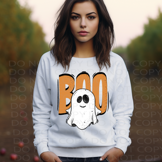 Boo Ghost DTF & Sublimation Transfer