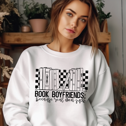 Book Boyfriend's Because DTF & Sublimation Transfer