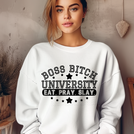 Boss Bitch University DTF & Sublimation Transfer