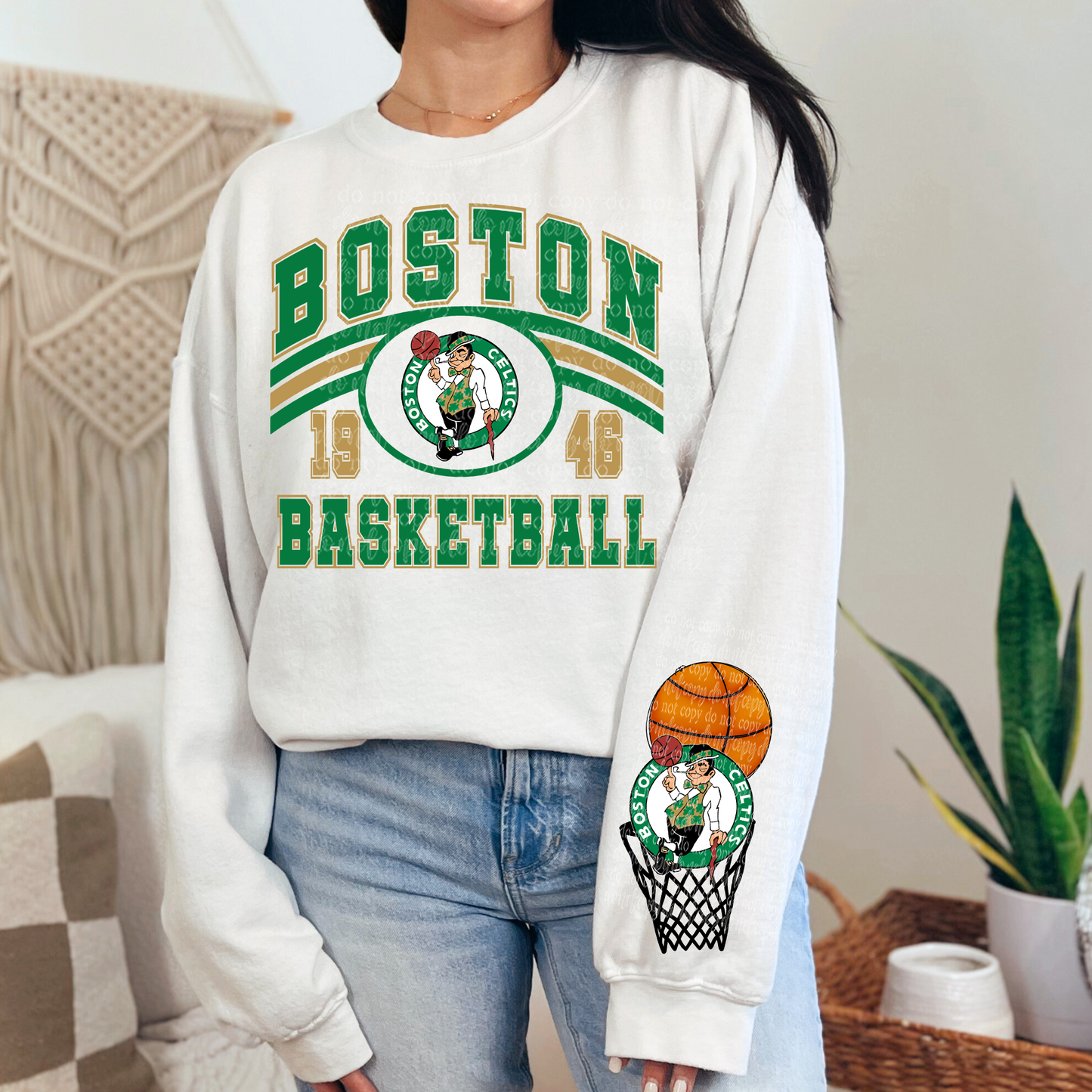 Boston B-Ball DTF & Sublimation Transfer