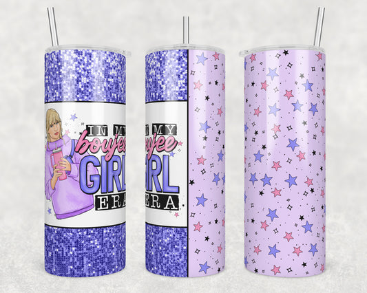 Boujee Girl Era (matches shirt) Sublimation Transfer Tumbler Wrap 20oz (read description)