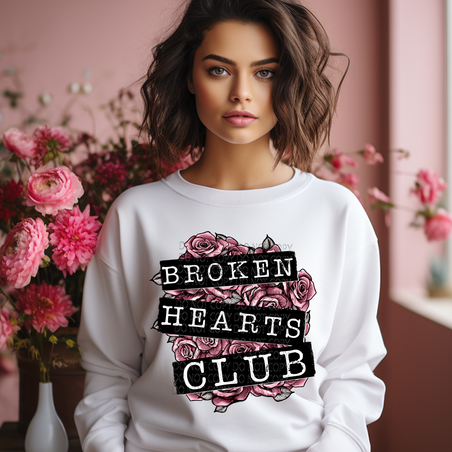 Broken Hearts Club DTF & Sublimation Transfer