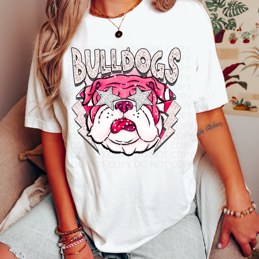 Preppy Bulldogs DTF & Sublimation Transfer