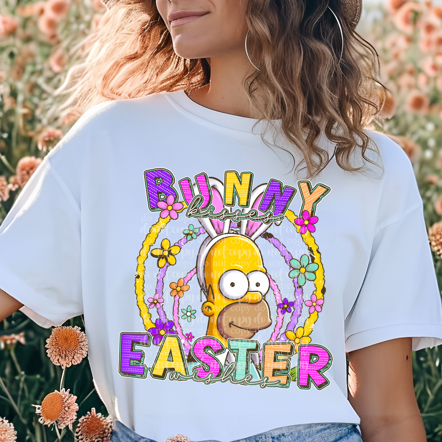 Bunny Kisses Easter DTF & Sublimation Transfer