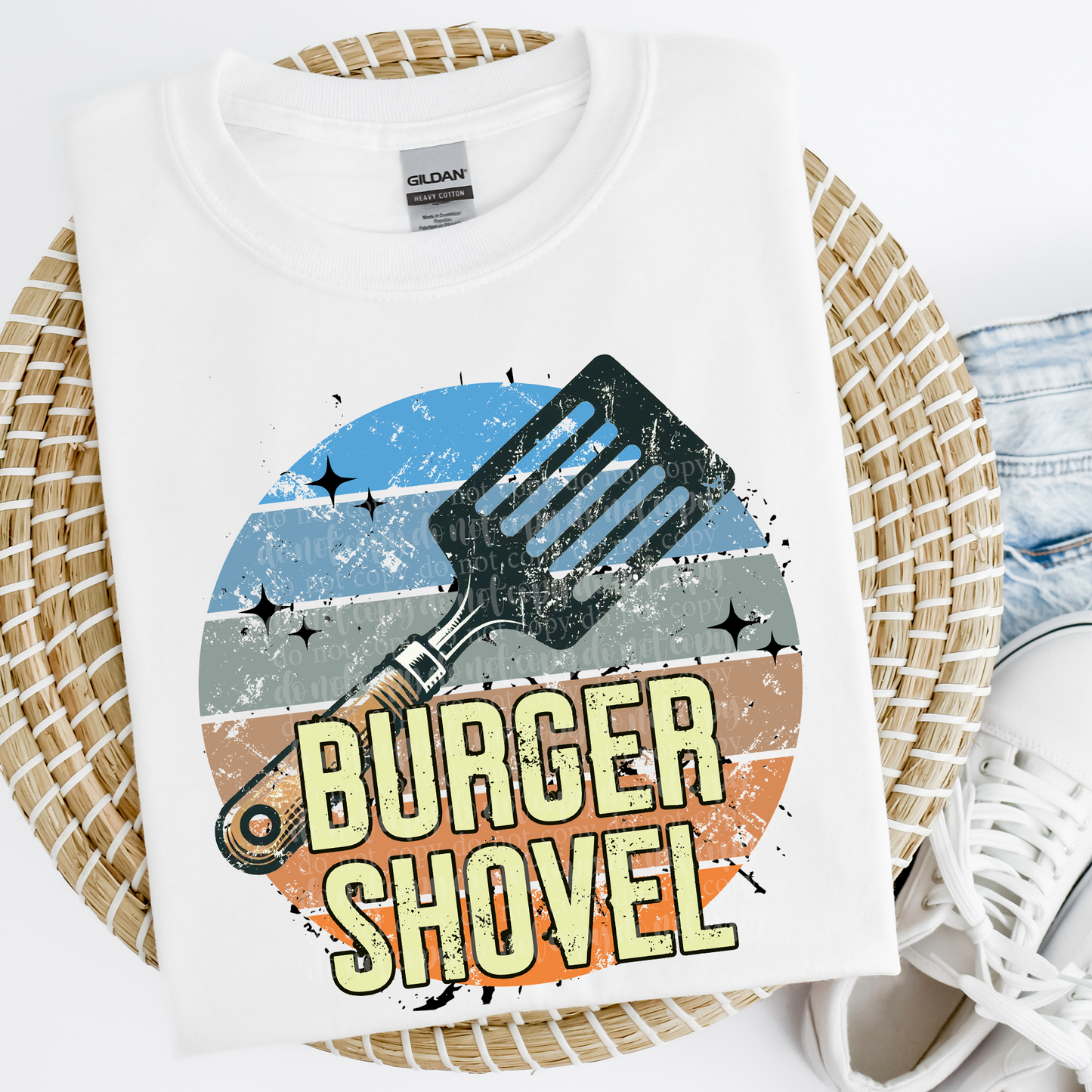 Burger Shovel DTF & Sublimation Transfer