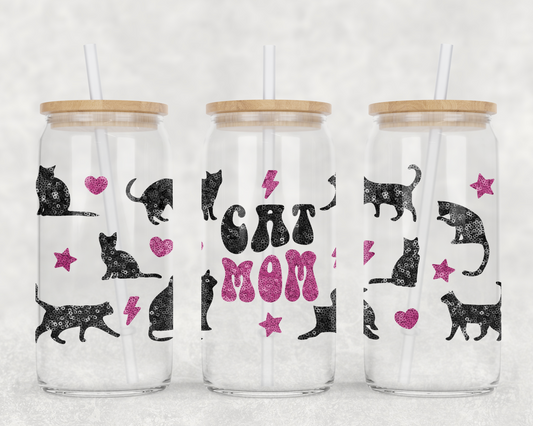 Cat Mom UV DTF Transfers