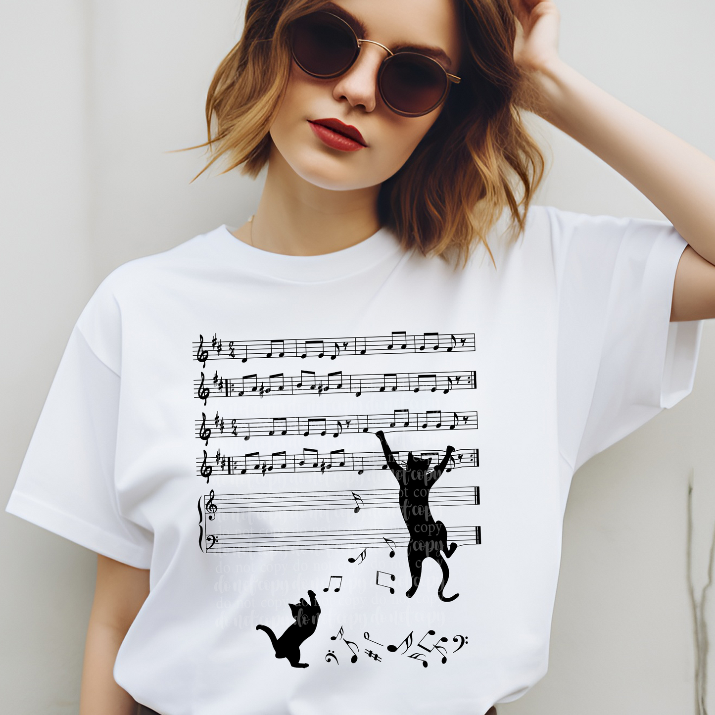 Cats and Music DTF & Sublimation Transfer