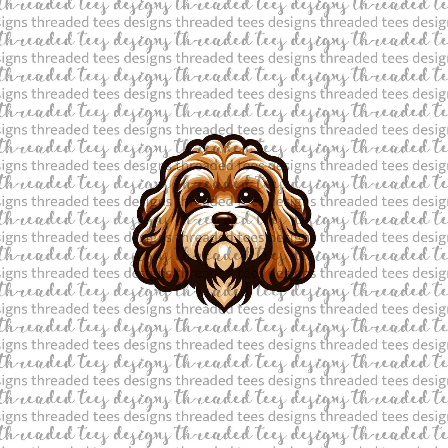 Cavapoo Wrist/Pocket (matches shirt) DTF & Sublimation Transfer