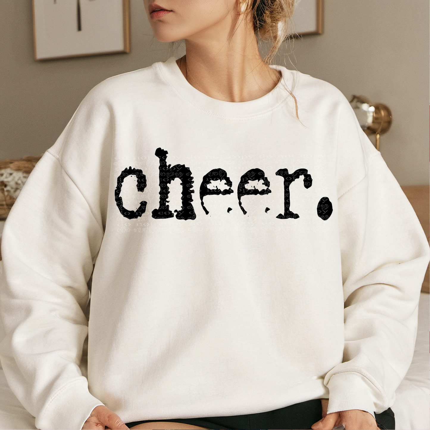 Cheer Typography DTF & Sublimation Transfer