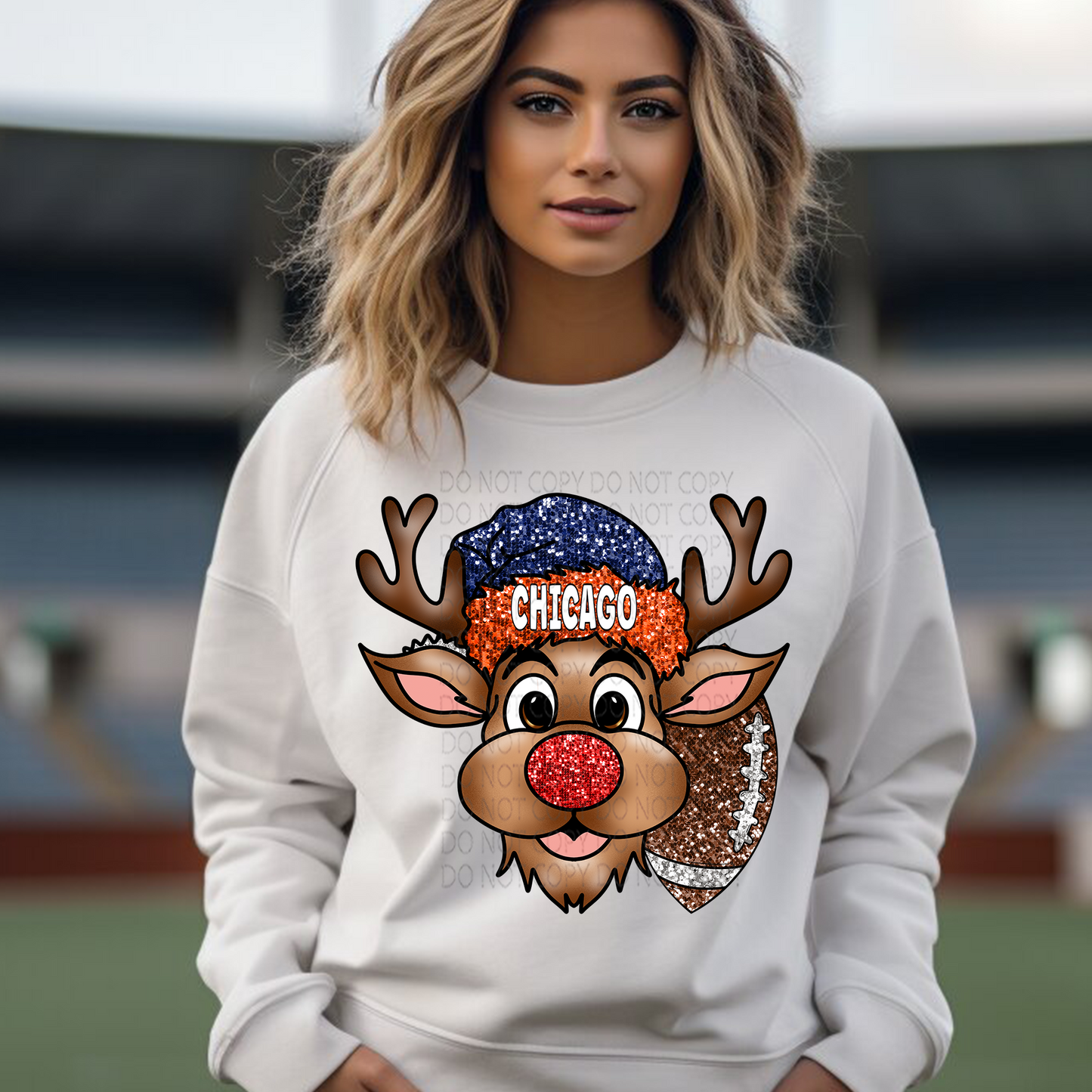 Chicago Reindeer DTF & Sublimation Transfer