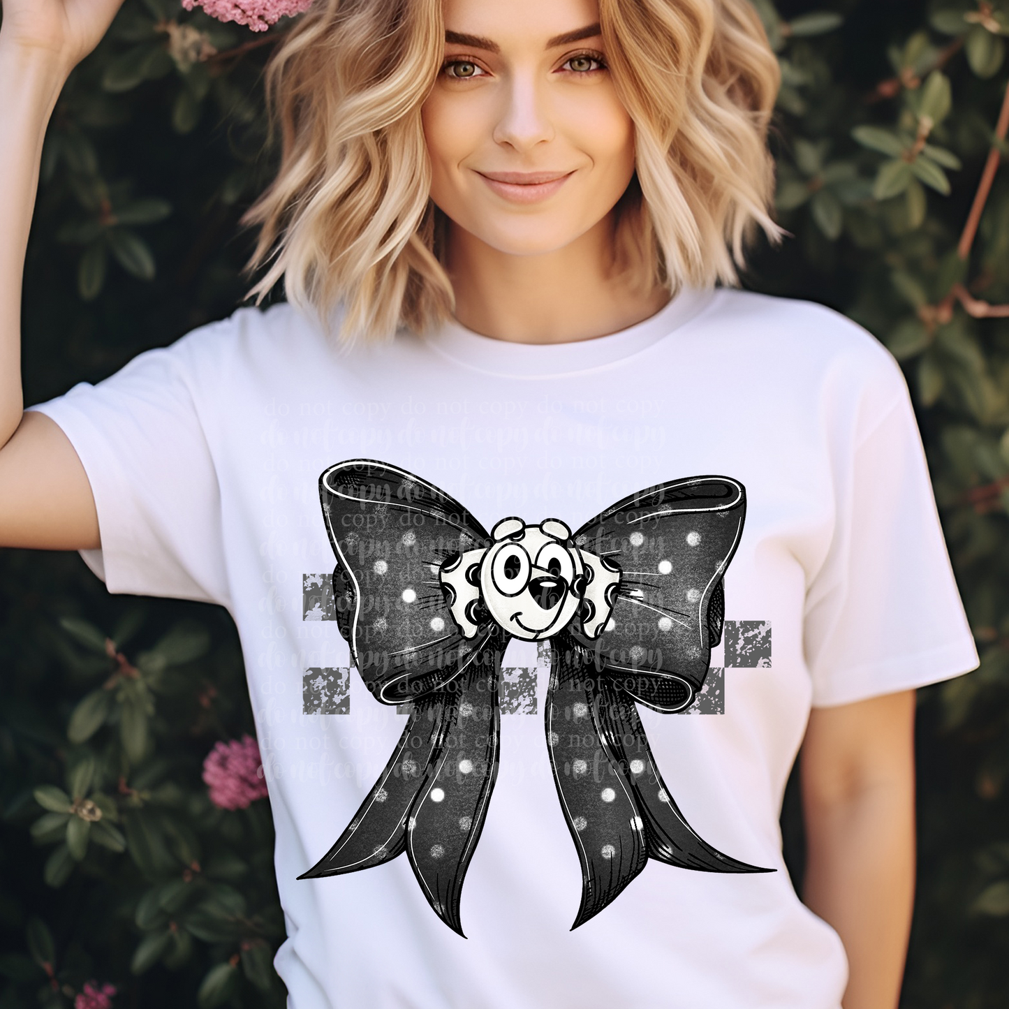 Coquette Chloe Bow DTF & Sublimation Transfer